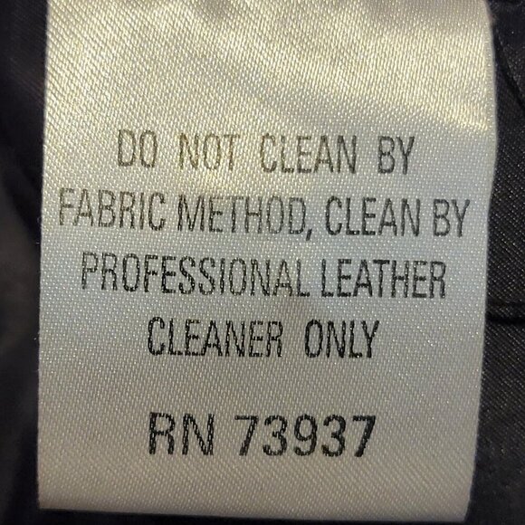 Vintage Anonymous by John Carlisle Leather Jacket - Size L Petite - Picture 10 of 10